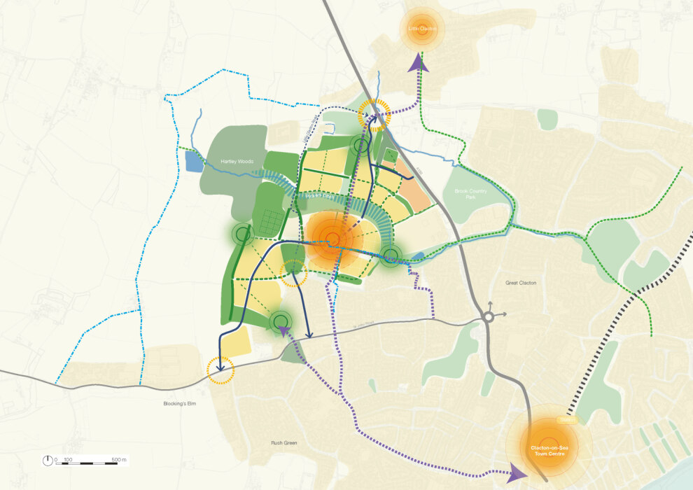 Figure 4.3 Emerging concept plan