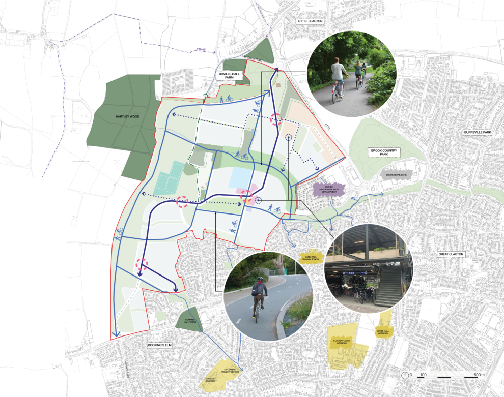 Figure 5.8 Pedestrian and cycle principles