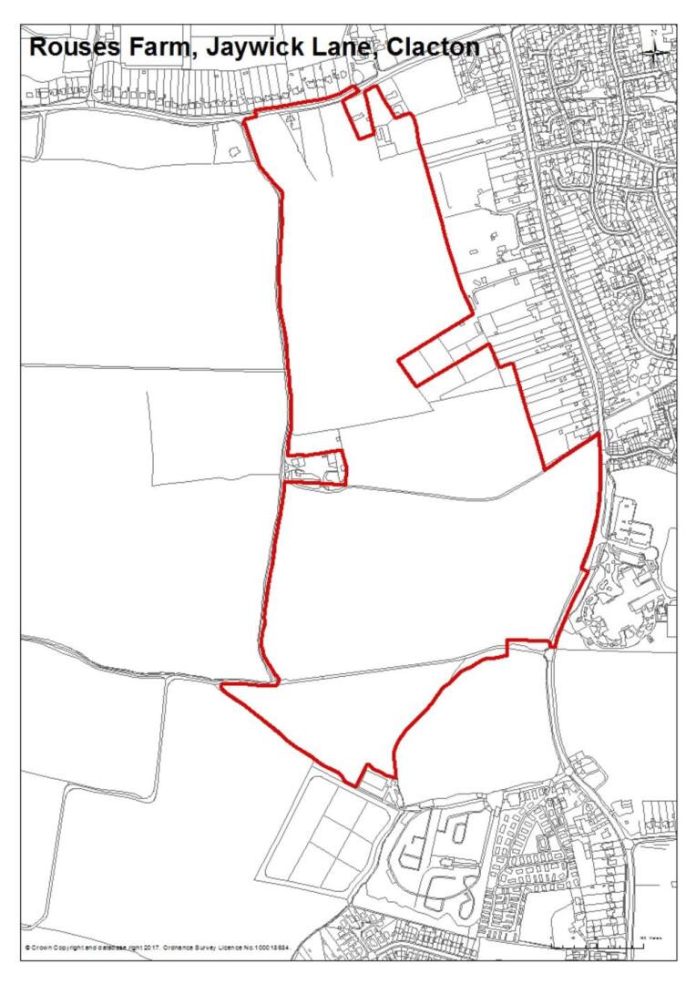 Map SAMU4 - Rouses Farm, Clacton